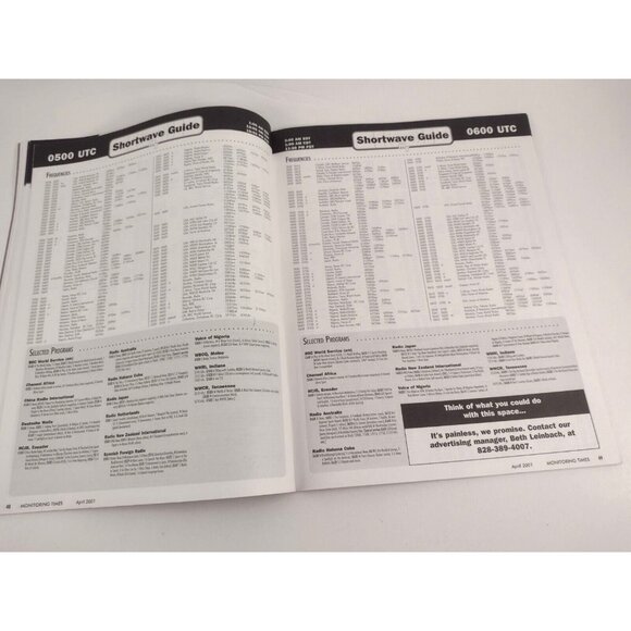 Monitoring Times Magazine My Favorite Scanning MILCOM April 2001 Shortwave Radio - Picture 5 of 7